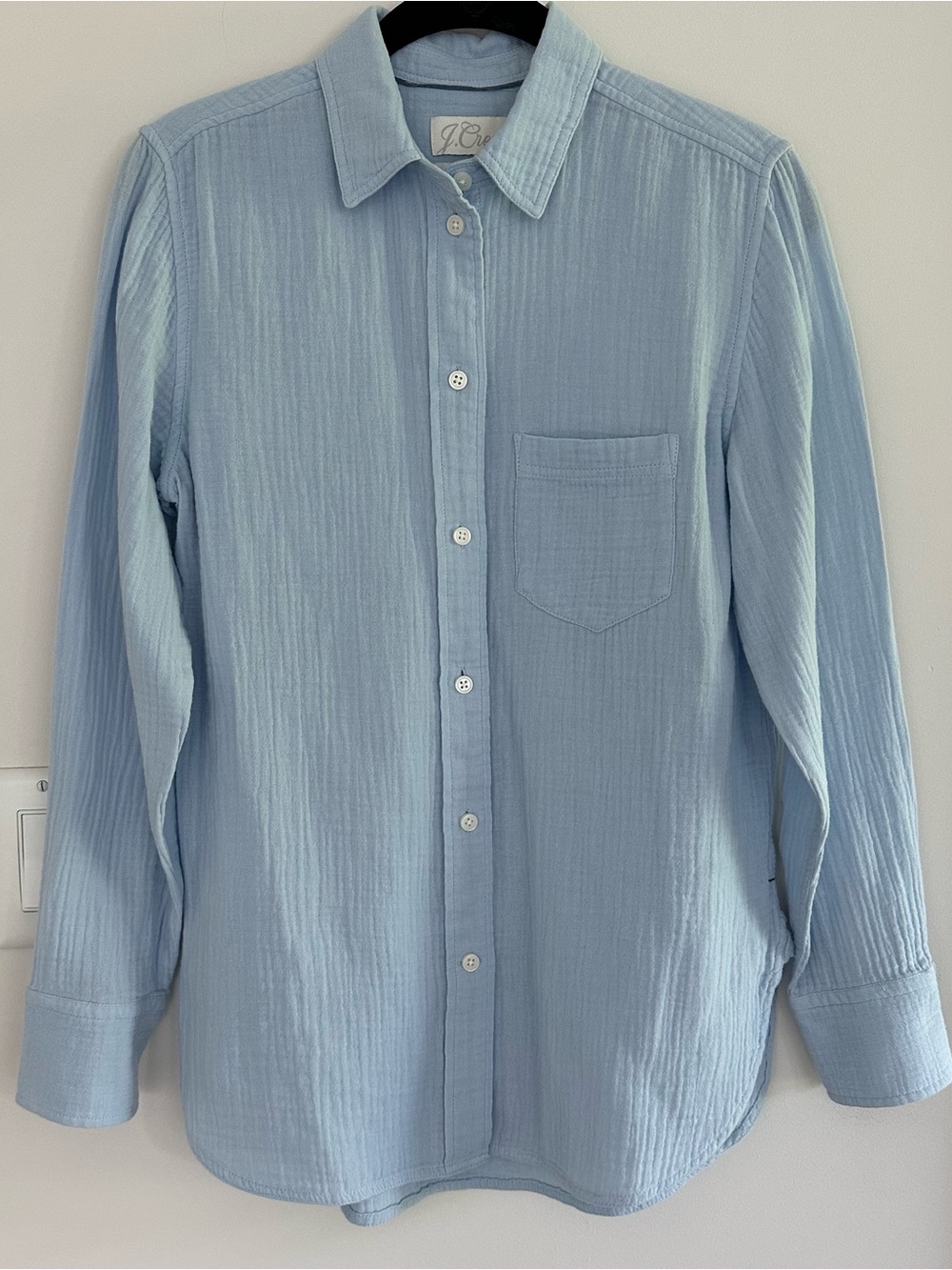 J. Crew Light Blue Long-Sleeve Button-Down Shirt